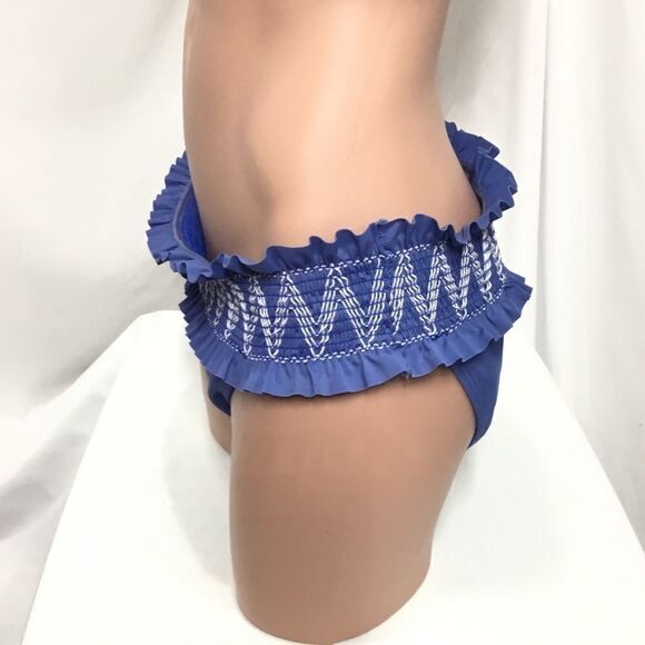 Embroidered Top High Waisted Bikini Bottoms (D9) - Picture 2 of 8